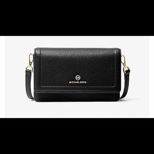 Jet Set Small Pebbled Leather Smartphone Crossbody